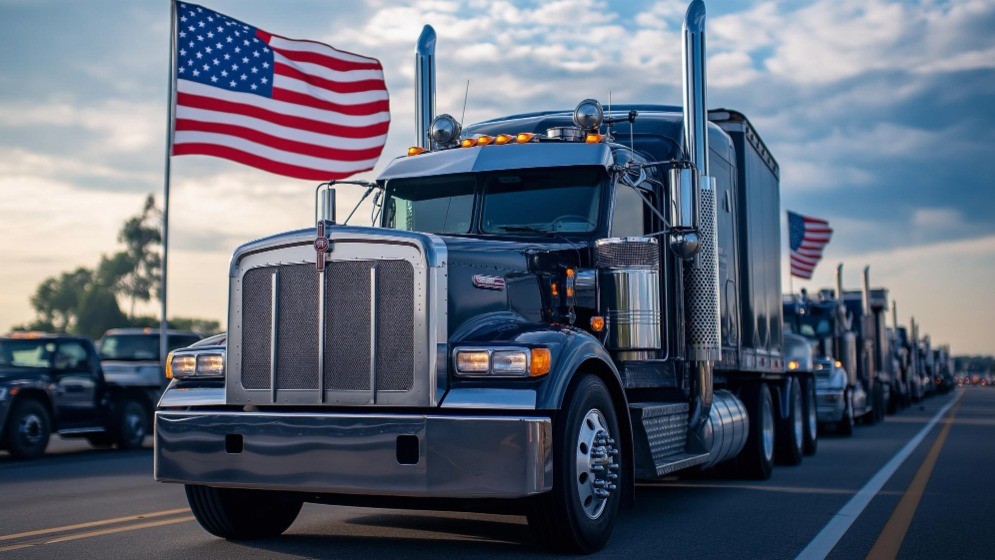 E K B TRUCKING LLC freight moving across its operating area
